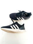 Adidas black with white stripe sneakers size 5us