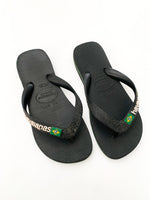 Havaianas Brasíl flip flop sandals size USA 3/ Eur 35/6