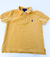 Polo Ralph Lauren mustard yellow polo shirt (size 4)